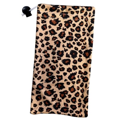 Fako Bijoux® - Microvezel Brillenhoes - Luipaard Print - 18x9cm