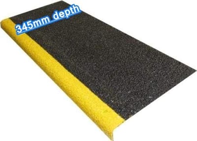 Antislip Traptreden Hulpstukken Glasvezel Met Antislip Strippen Voor Veilige Trappen