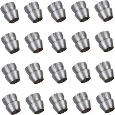 Vervangende Handgrepen Wiggen - Hamer Wiggen - Gereedschap Reparatie - Duurzaam Ijzeren Materiaal - 20 Stuks - Zilver