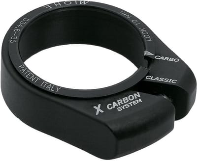 Zadelklem 34.8mm Zwart voor Fiets