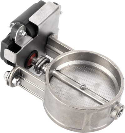 Elektrische Uitlaatklep Bediening - Uitlaatklep Regeling - Motor Geluid Aanpassen - Plug-and-Play Installatie - 2.5 inch - Zwart