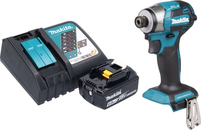 Makita DTD 173 RG1 accu-slagmoersleutel 18 V 180 Nm 1/4" borstelloos + 1x oplaadbare accu 6,0 Ah + lader