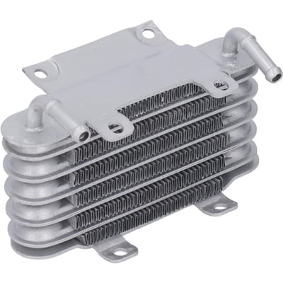 Refroidisseur d'huile de moto Protection du moteur Réduction de l'usure Aluminium pour 50cc‑250cc Moto tout-terrain VTT gray