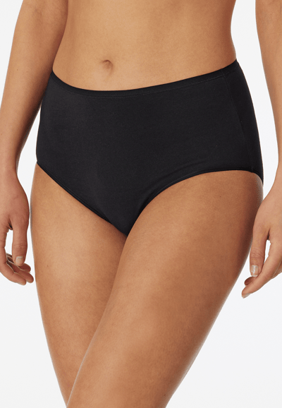 Schiesser 2 PACK Midi Slip 95/5 - Dames Onderbroek - zwart