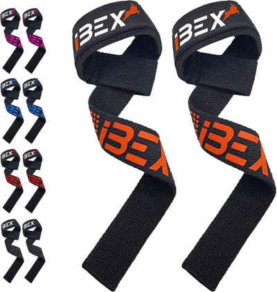 Extra Lange Gewichthefbanden met Polssteun en Gelgrip voor Deadlift en Workout