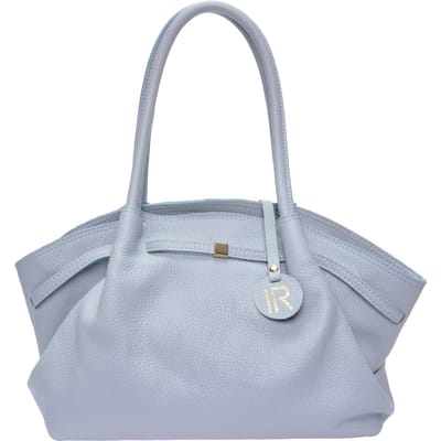 Isabella Rhea Turquoise Rundleer Tas