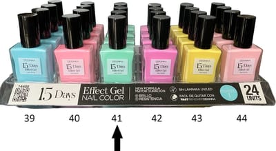 D'Donna - 15-Days Effect Gel Nagellak PASTEL 1 - Licht Groen - 1 Flesje met 16 ml. inhoud - Nummer 41