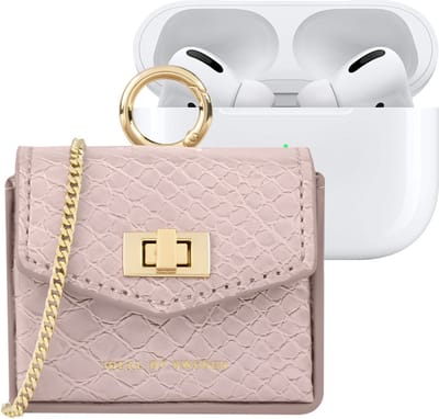 IDEAL OF SWEDEN, Hoesje geschikt voor Apple AirPods Alle Generaties - Ava Series met Verstelbare Schouderband, Roze