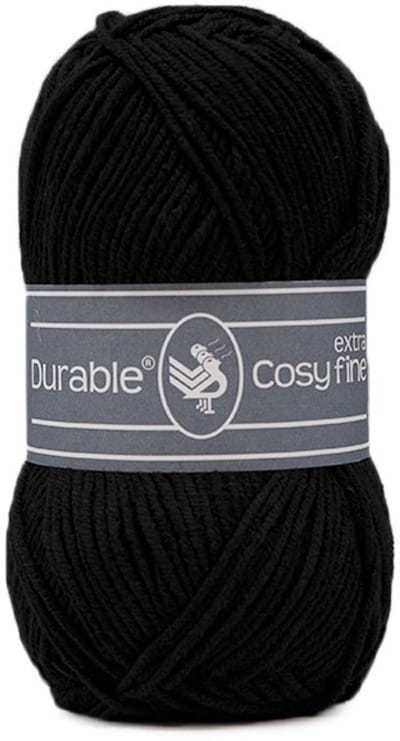 Durable Cosy Extra Fine - 325 Black