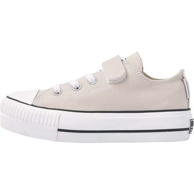 British Knights - Kaya Low Meisjes Sneakers Laag - Maat 31 - Beige - Katoen - Meiden Schoenen