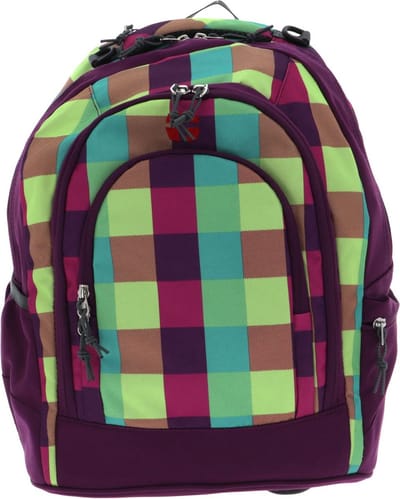 TAKE IT EASY Schoolrugzak Berlin Schoolbag Soho Groene Veelkleurig