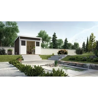 Weka Tuinhuis 225 - Antraciet/blanc - 295x299cm