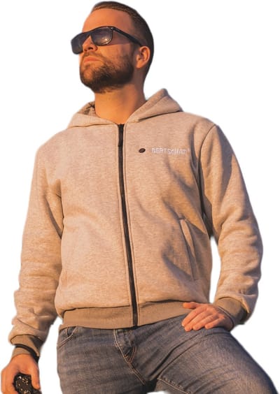 Verwarmd Vest - Heren | Verwarmde Hoodie | Vijf Verwarmingszones | Grijs | Incl. Powerbank | XL