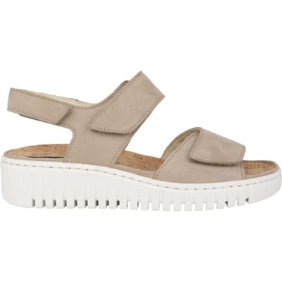 Waldläufer H-Willow - dames sandaal - Beige - maat 39.5 (EU) 6 (UK)