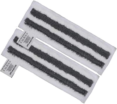 Vloerdweildoeken - Microvezel pads - Stoomreinigen vloeren - Hoge absorptiekracht - 2 stuks - Wit