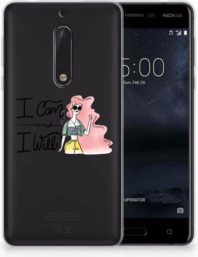 Nokia 5 Telefoonhoesje met Naam i Can