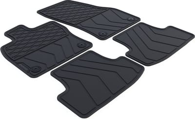 Rubber Automatten geschikt voor Volkswagen T-Roc - 2017-2025 - 4-delig - Uitvoering: 5-deurs