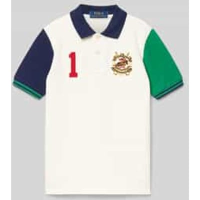 Poloshirt met korte knoopsluiting