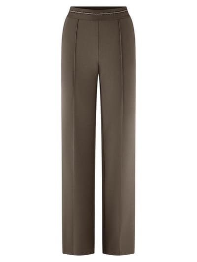 Broek pasvorm Regular Fit Van Fadenmeister Berlin beige