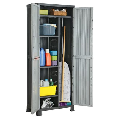 vidaXL - Opbergkast - 68x39x171,5 - cm - kunststof