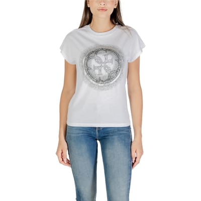 Dames-T-shirt Guess 4G Shaded Hotfix