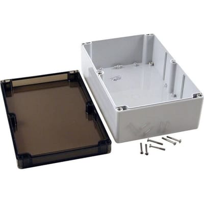 Hammond Electronics 1554VA2GYSL Universele behuizing 240 x 160 x 90 Polycarbonaat Grijs 1 stuk(s)