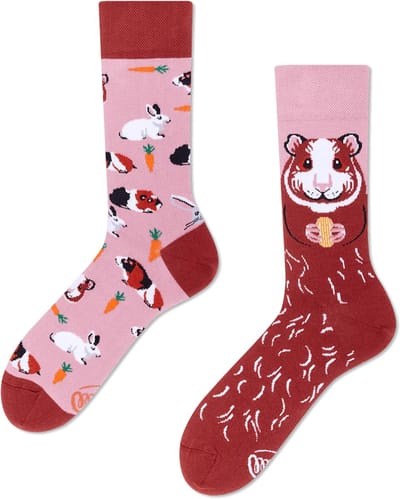 Many Mornings unisex sokken - Miss Guinea Pig - Unisex - Maat: 35 - 38