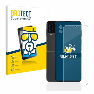 Screenprotector voor Samsung Galaxy Z Flip 4 (Voor+Camera) Beschermglas transparant