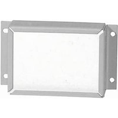 Buisdoorvoer voor asecos veiligheidskasten van de series Q30, Q90 en S90, plaatstaal, lichtgrijs, B 182 x D 104 x H 48 mm