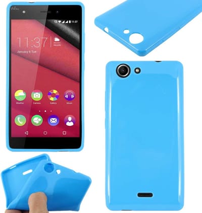 ebestStar - Hoes geschikt voor Wiko Pulp 4G, Beschermhoes Siliconen Schokbestendig, Dun en Flexibel, Blauw