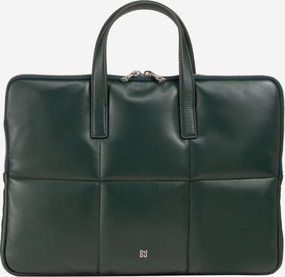 DU DU Togean Borsa donna porta pc in pelle trapuntata mangrove