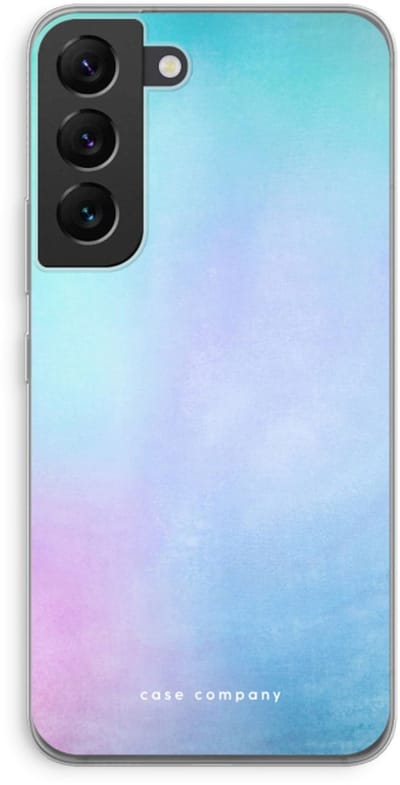 Case Company® - Hoesje geschikt voor Samsung Galaxy S22 hoesje - Mist pastel - Soft Cover Telefoonhoesje - Bescherming aan alle Kanten en Schermrand