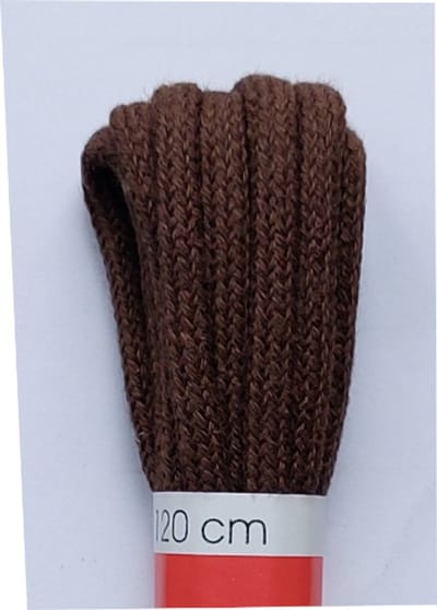 Ronilux Veter - Middel Bruin - Rond - Koord Veters - Lengte 120 cm - Dikte 3,5 mm - Schoenveter