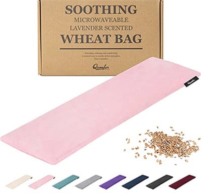 Opwarmbare Pittenzak met Lavendel en Fleece Hoes voor Pijnverlichting en Warmte