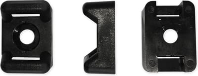 Kortpack - Schroefzadels - Voor tyraps t/m 4.8mm breed - Met 3.8mm schroefgat - 100 stuks - (099.8941)