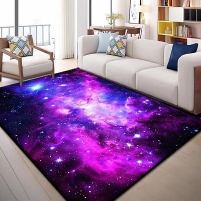 Zonnestelsel Sterrenhemel Tapijt Woonkamer Cartoon Decoratie Huis Vloermat Antislip Kinder Slaapkamer Bedzijde Kleden Wasbaar 80*120cm