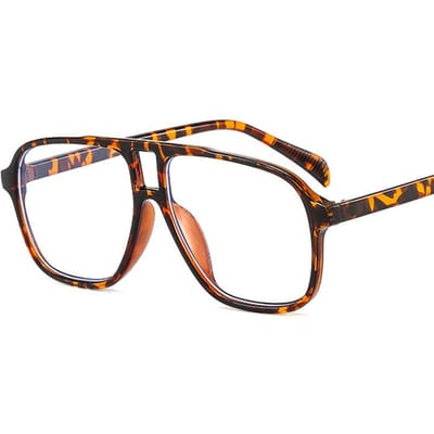 Mode Vierkant Groot Zonnebrilmontuur Oversized Optische Brilmonturen voor Dames Heren Unisex Brilmonturen with bag and cloth