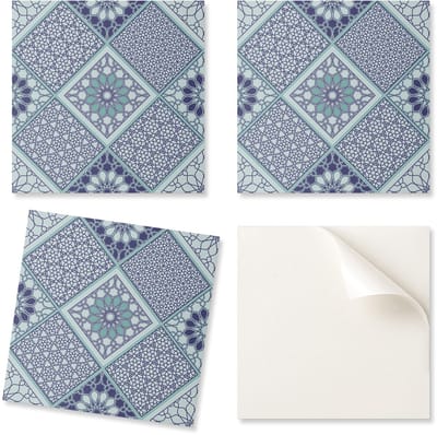Decoratieve PVC-wandtegels met patroon voor de kamer, geometrische mozaïekpatronen, 20x20x20 cm
