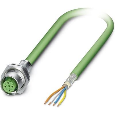 Phoenix Contact 1437782 Sensor/actuator inbouwconnector M12 Aantal polen (sensoren): 4 Bus, inbouw 2.00 m 1 stuk(s)