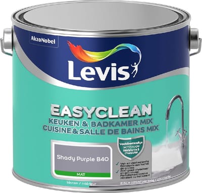Levis - Easyclean Keuken & Badkamer Mix - Shady Purple B40 - Mengverf - 2,5 L