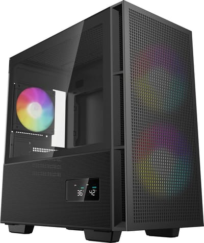 DeepCool CH360 DIGITAL - Case - Miditower - Zwart