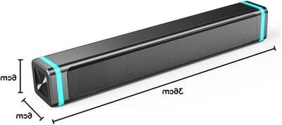 Computer Luidsprekers - Soundbar PC - Muziek Films Games - 360 Graden Geluid - 36 x 6 x 6 cm