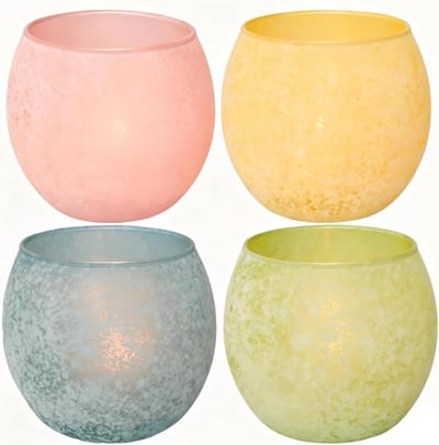 Theelichthouders, glas voor Pasen, elegante kaarsenglazen voor votiefkaarsen, vintage kaarsenhouder, glas als lentedecoratie en tafeldecoratie voor bruiloft