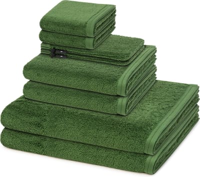 Vossen Sonstiges 2 X washandjes 2 X gasten- 2 X douche- 2 X handdoek - in set 8 pack Vegan Life