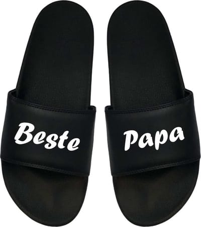 Cadeau Kerst - Cadeau Kerstmis - Cadeau Vader - Cadeau Vaderdag - Papa Badslippers- Badslippers Heren - Cadeau Badslippers 48