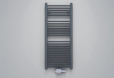 Klea Handdoekradiator Middenonderaansluiting 1600x600mm 828 Watt Antraciet