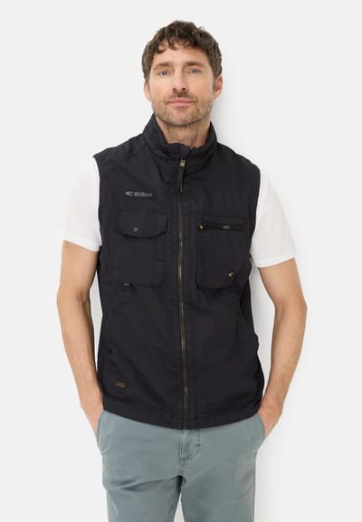 camel active Buiten Bodywarmer met binnenzakken - Maat menswear-L - Donkerblauw