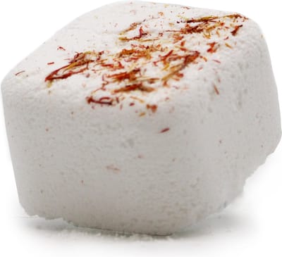 Bruisbal Douchestomer - Bergamot, Scharlei, Lavendel + Saffloerblaadjes - Anti Angst - 60 Gram