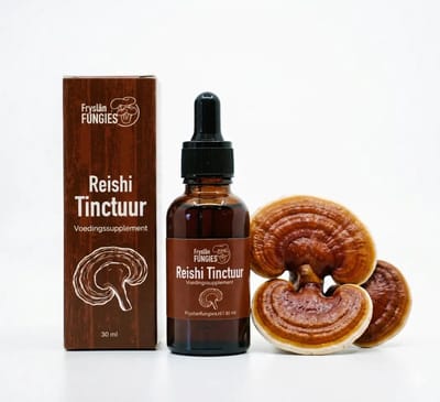 Reishi extract - Ganoderma Lucidum Supplement - Fryslan Fungies reishi tinctuur - Reishi druppels (geen capsules)