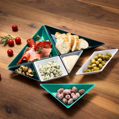 Koziol Tangram Ready Set 7 Schaaltjes borrelschaal / Gourmetschaal